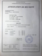 ATTESTATION DE REUSSITE (DELF B2)