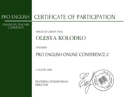 Pro English Online Conference