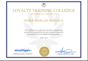 TEACHING TRAINING CERTIFICATE