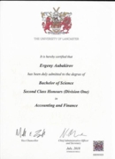 Degree Certificate