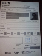 IELTS test report