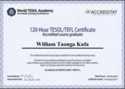 TESOL/TEFL certificate