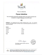 Track-test Certificate