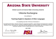 TESOL Certificate