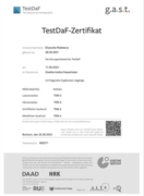 TestDaF-Zertifikat