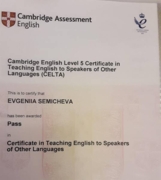 Cambridge CELTA 2019