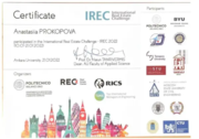 certificate IREC