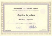 Сертификат TEFL