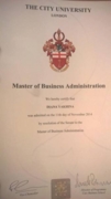 Master of Business Administration