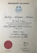 bachelor certificate