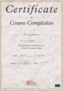 Certificate Course Completion, AngloWorld School (London)