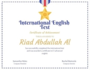 Advanced certificate