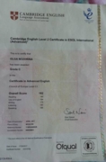 Cambridge English Level 2 Certificate in ESOL International (Advanced)