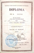 Russian Medical degree (English version)