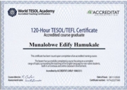 MY TEFL/TESOL CERTIFICATE