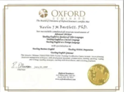 Oxford certificate