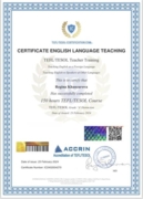 Международный сертификат TEFL/TESOL преподавателя английского языка (ESL)