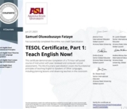 TESOL Certificate