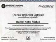 Сертификат TESOL