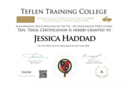 TEFL-TESOL Certificate