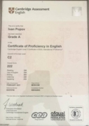 Cambridge Proficiency Exam (C2)