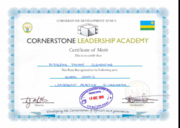 Certificate of Leardership practice in English