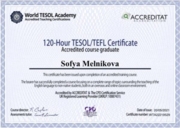 TESOL международный сертификат