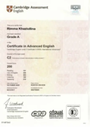 Cambridge Assessment English C2