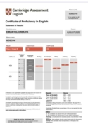 Cambridge Proficiency certificate C2; Native speaker