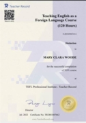 CERTIFICATE  TEFL