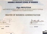 MBA, Grenоble Graduate School of Business