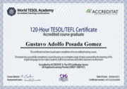 TESOL/TEFL certificate