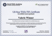 TESOL/TEFL Certificate