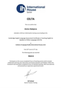 Сертификат CELTA