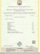 Ordinary Level Certificate