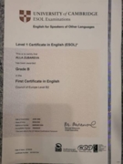 First Certificate in English