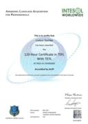 TEFL certificate