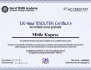 TESOL/TEFL Certificate