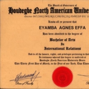 Degree Certificate