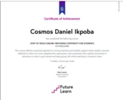 British Council Certificate