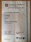 Certificate in Advanced English