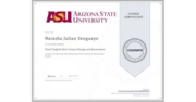 Arizona State University: Lesson design and Assessment