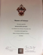 Master of Science