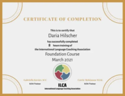 International Language Coaching Association - Foundation Course