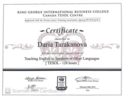 TESOL Certificate