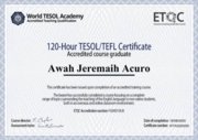 TESOL/TEFL CERTIFICATE