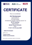 IELTS Teaching Certificate