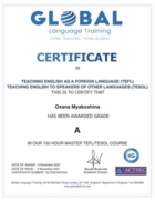 Cambridge Tefl/tesol teaching certificate