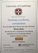 Cambridge Certificate of Excellence